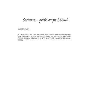 Adopt Cubana^ Moisturising