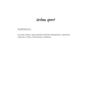 Adopt Urban Sport^ Eau De Parfum